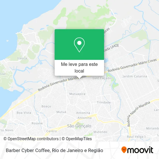 Barber Cyber Coffee mapa