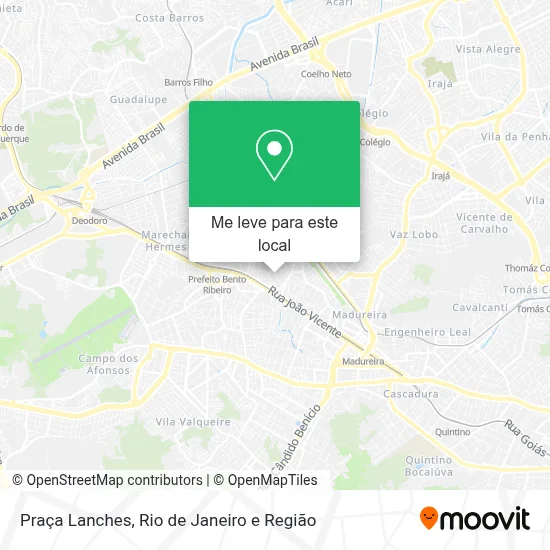 Praça Lanches mapa