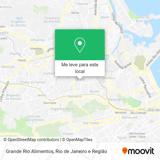 Grande Rio Alimentos mapa