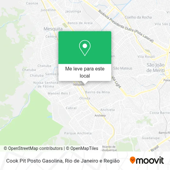 Cook Pit Posto Gasolina mapa
