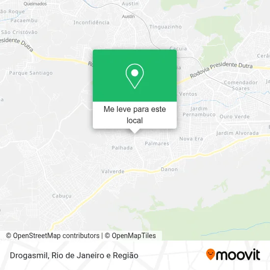 Drogasmil mapa