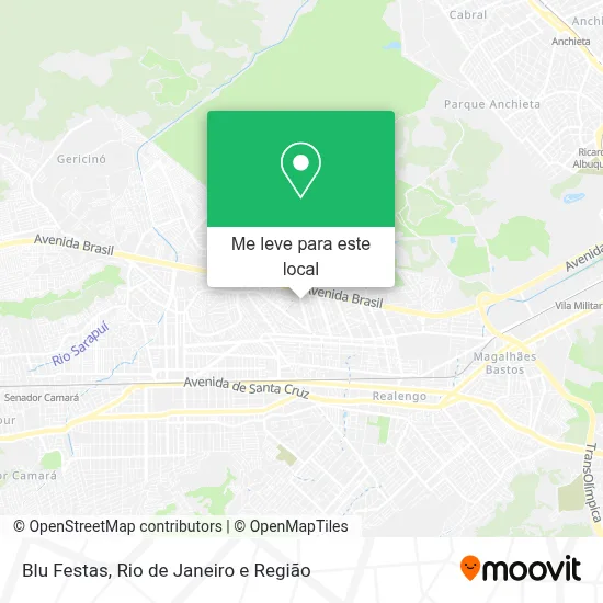 Blu Festas mapa