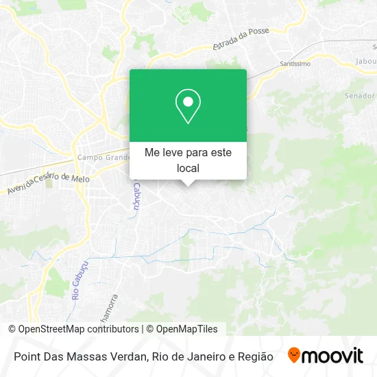 Point Das Massas Verdan mapa