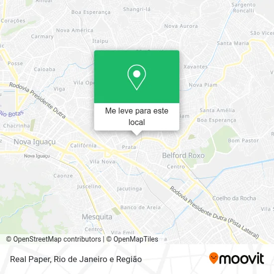 Real Paper mapa