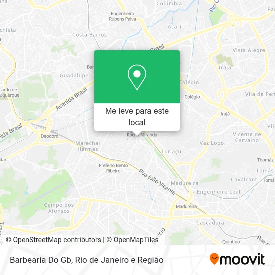 Barbearia Do Gb mapa