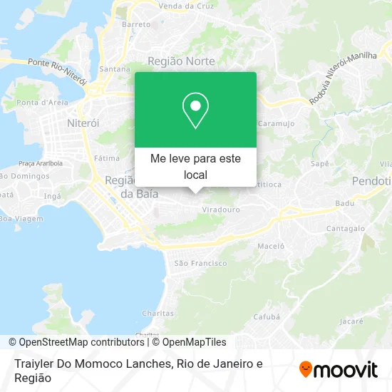 Traiyler Do Momoco Lanches mapa