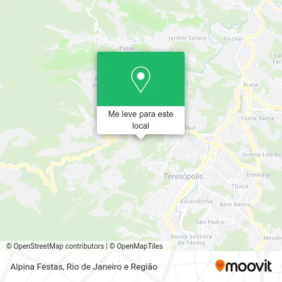 Alpina Festas mapa