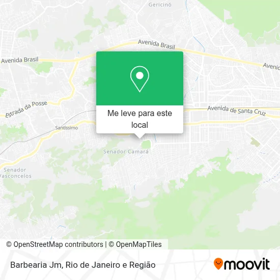 Barbearia Jm mapa