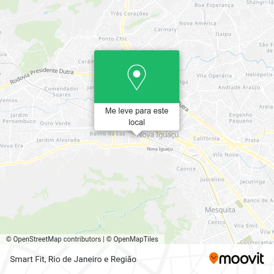 Smart Fit mapa