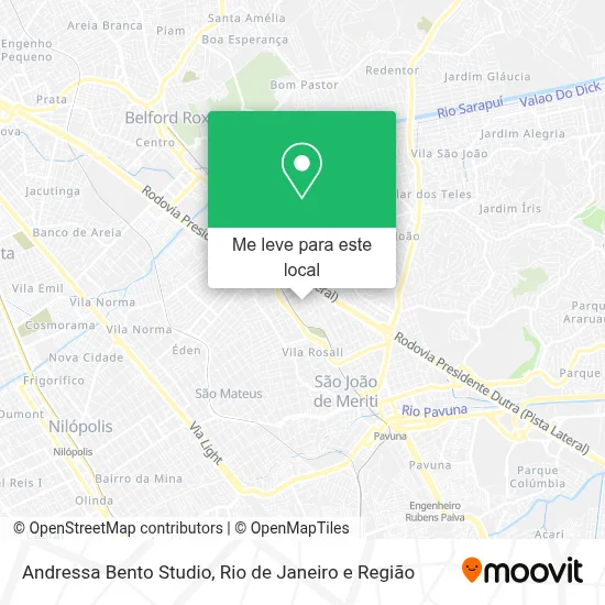Andressa Bento Studio mapa