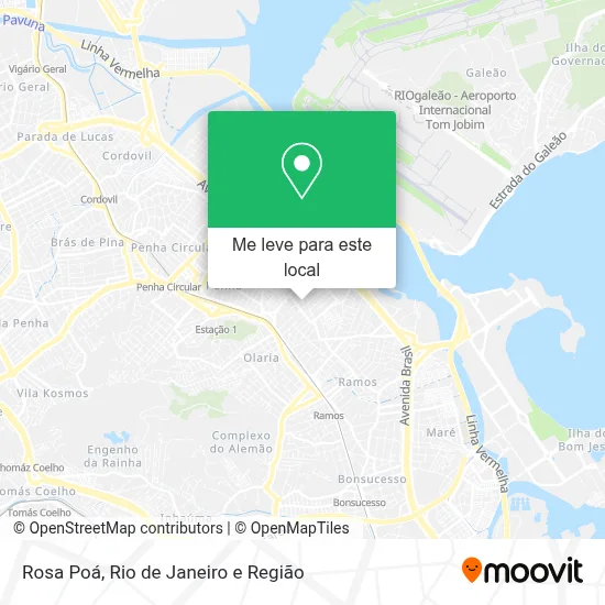 Rosa Poá mapa