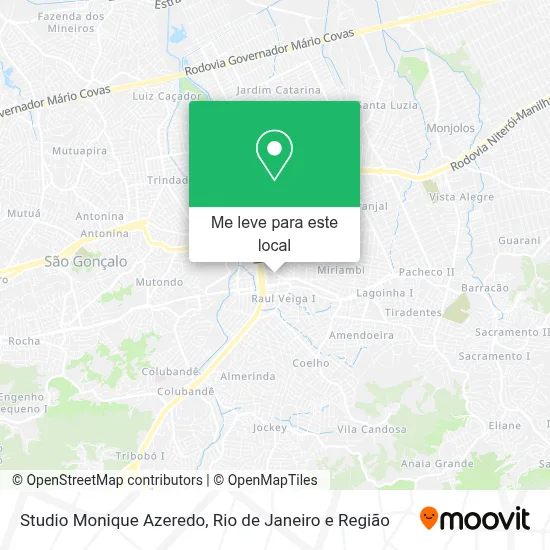 Studio Monique Azeredo mapa