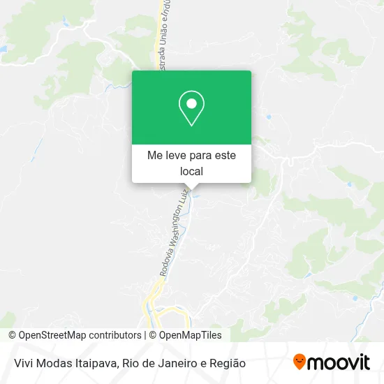 Vivi Modas Itaipava mapa