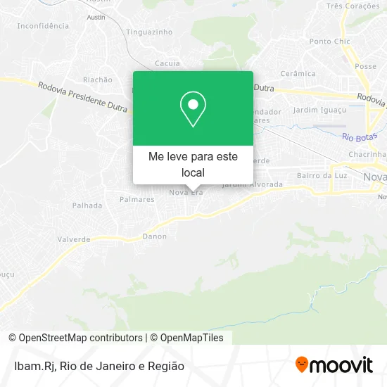 Ibam.Rj mapa