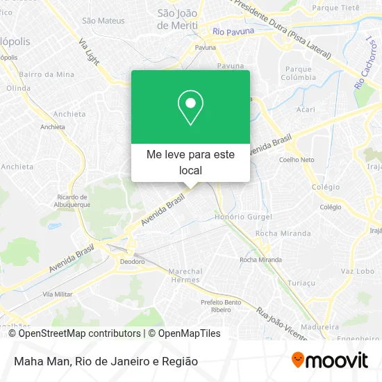 Maha Man mapa