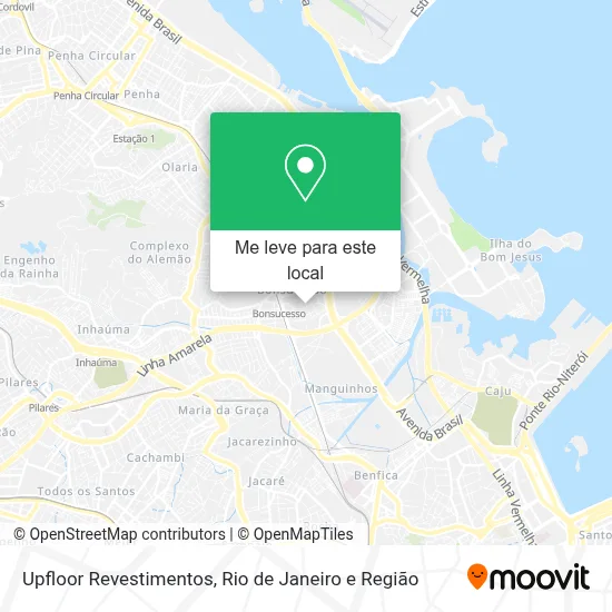 Upfloor Revestimentos mapa