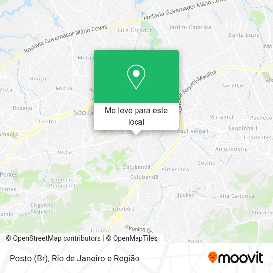 Posto (Br) mapa