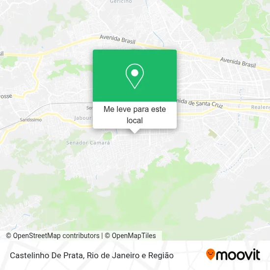 Castelinho De Prata mapa