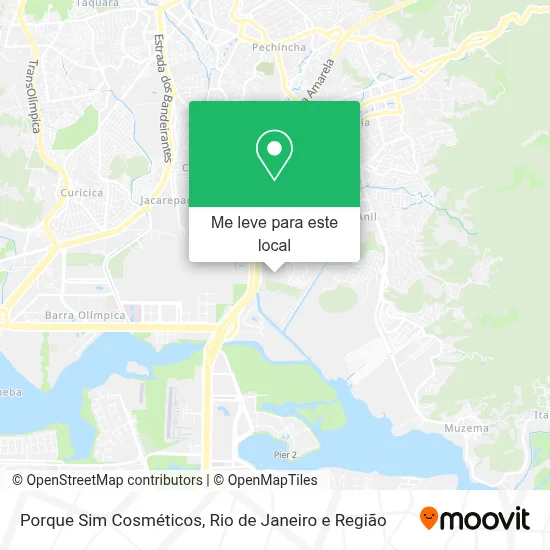 Porque Sim Cosméticos mapa