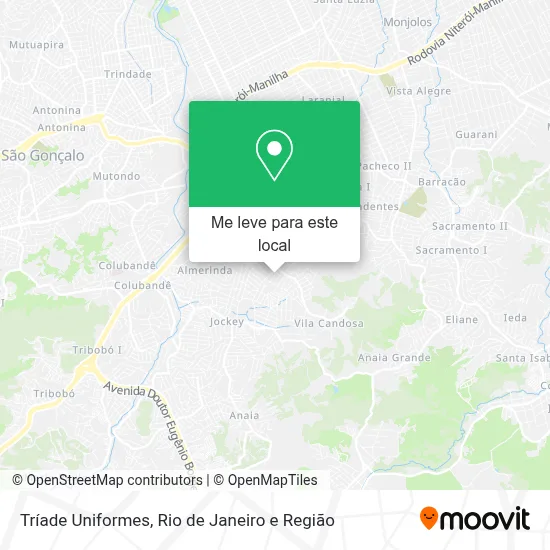 Tríade Uniformes mapa