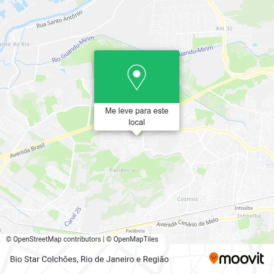 Bio Star Colchões mapa