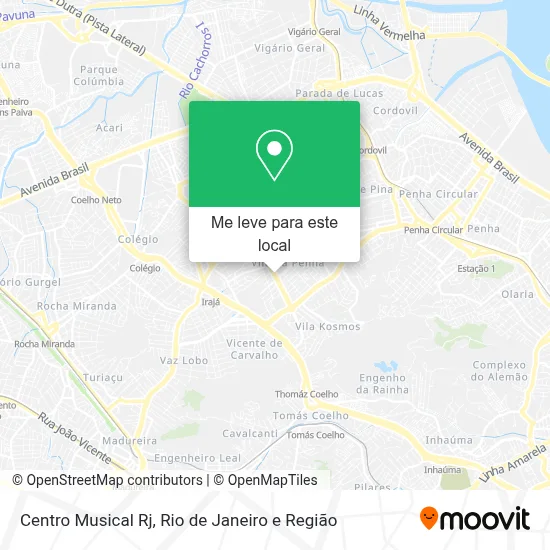 Centro Musical Rj mapa