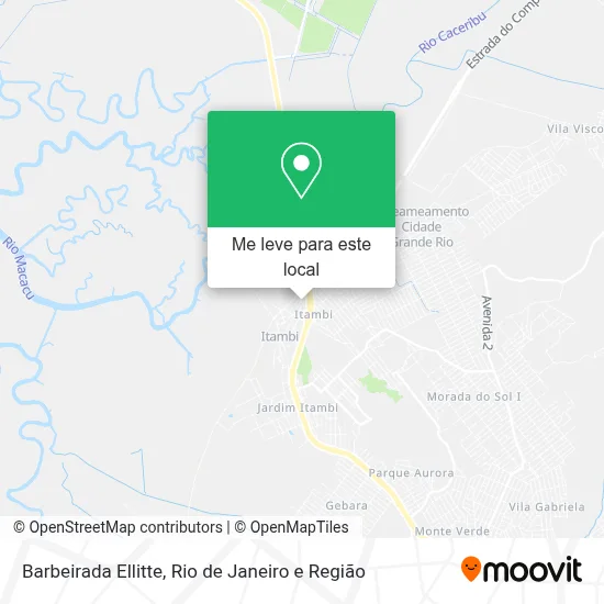 Barbeirada Ellitte mapa