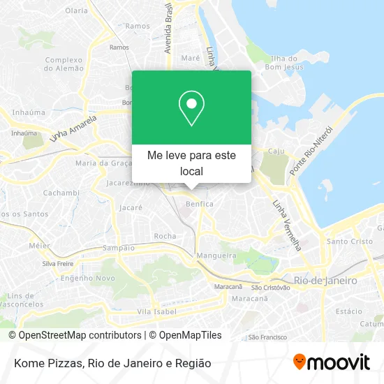 Kome Pizzas mapa