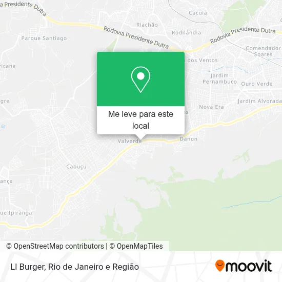Ll Burger mapa