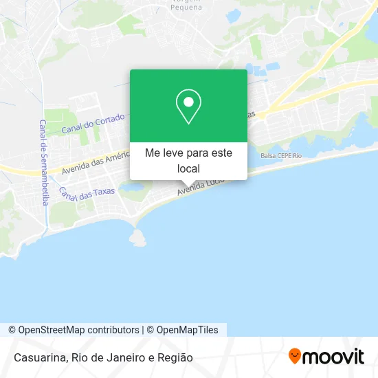 Casuarina mapa
