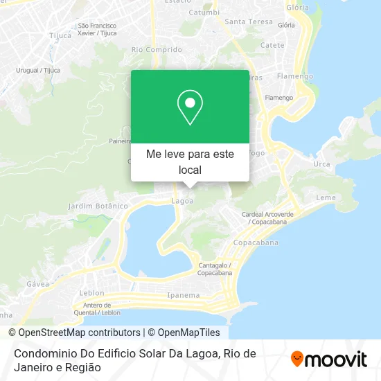 Condominio Do Edificio Solar Da Lagoa mapa