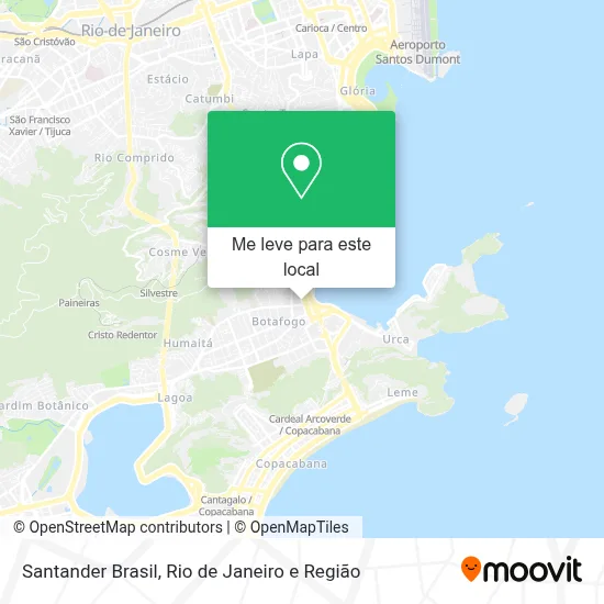 Santander Brasil mapa
