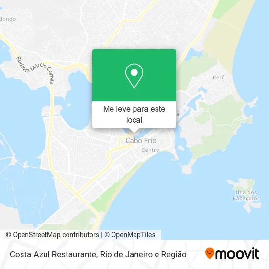 Costa Azul Restaurante mapa