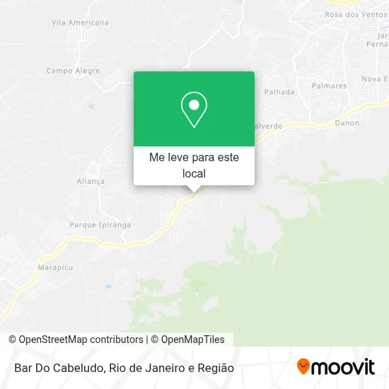 Bar Do Cabeludo mapa