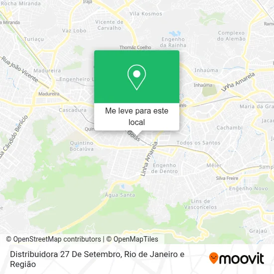 Distribuidora 27 De Setembro mapa