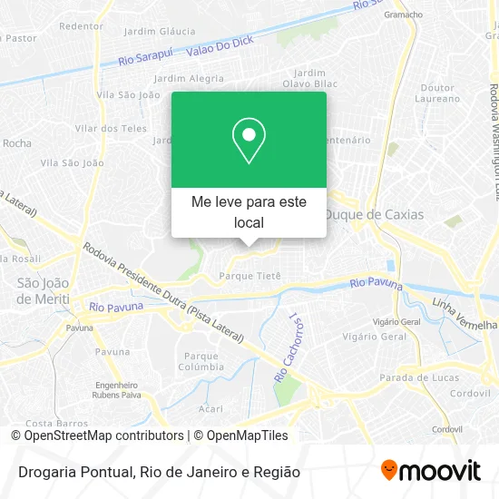 Drogaria Pontual mapa