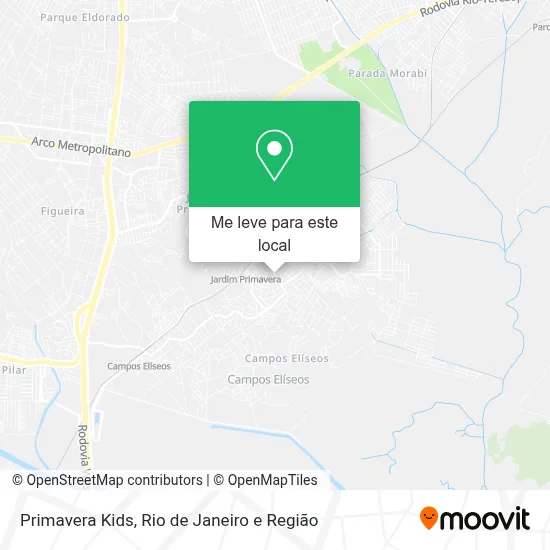 Primavera Kids mapa