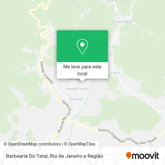 Barbearia Do Tatal mapa