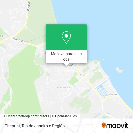 Theprint mapa