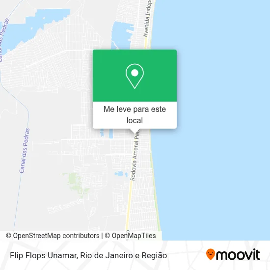 Flip Flops Unamar mapa