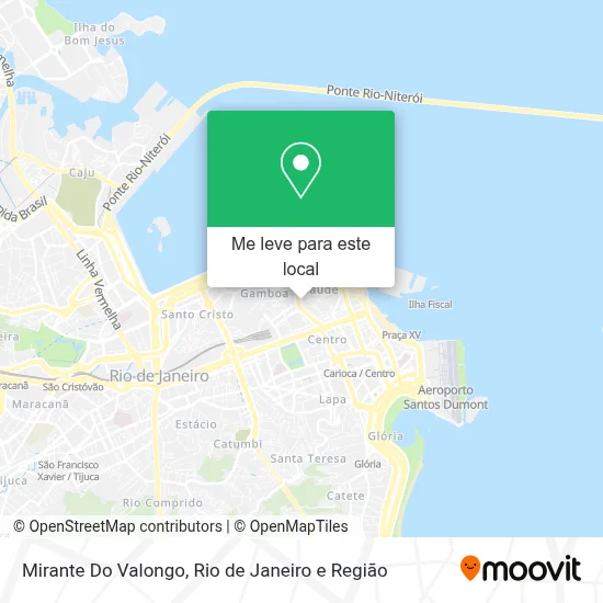 Mirante Do Valongo mapa