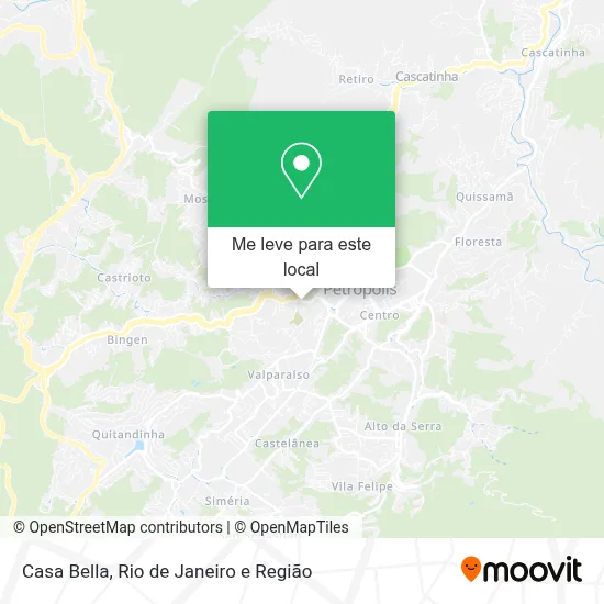 Casa Bella mapa