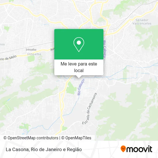 La Casona mapa