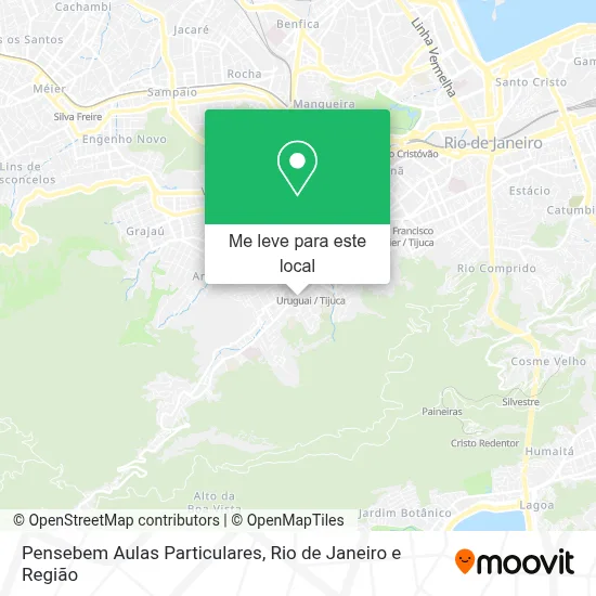Pensebem Aulas Particulares mapa