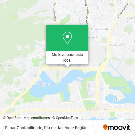 Sanar Contabilidade mapa