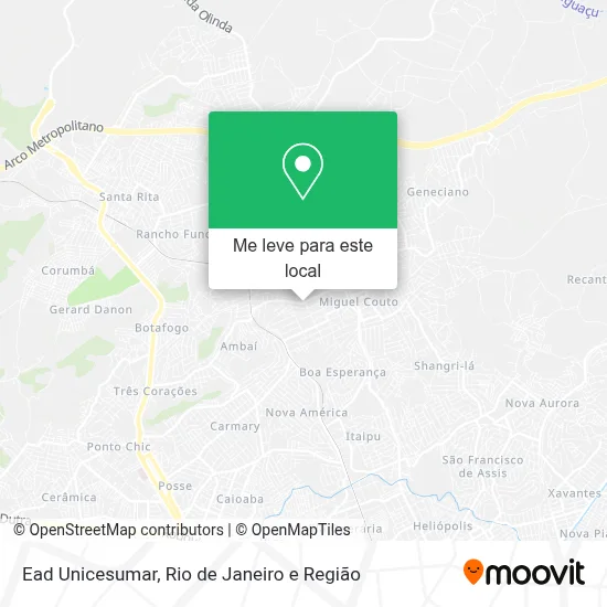 Ead Unicesumar mapa