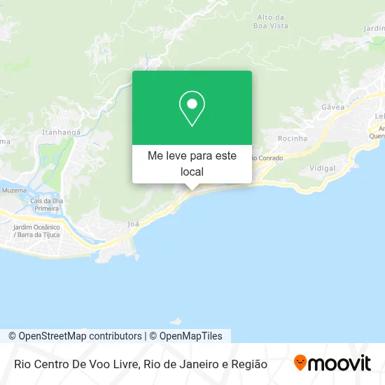 Rio Centro De Voo Livre mapa