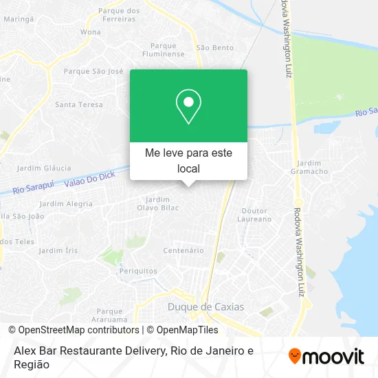 Alex Bar Restaurante Delivery mapa