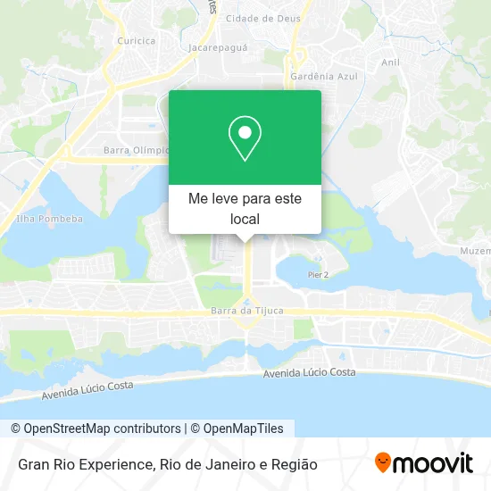 Gran Rio Experience mapa