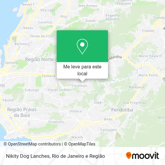 Nikity Dog Lanches mapa